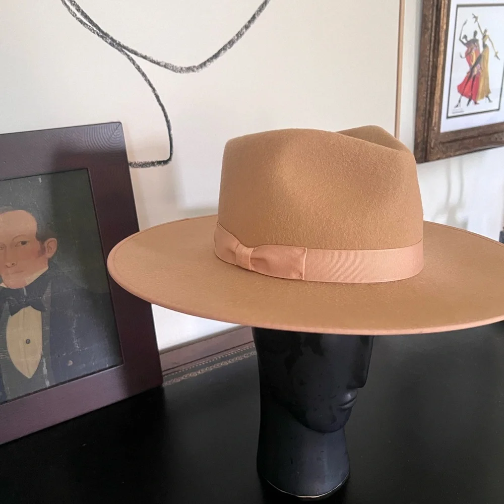 Western-Style Rancher Hat by Lack of Color Size Small in beige  like new - Picture 8 of 13